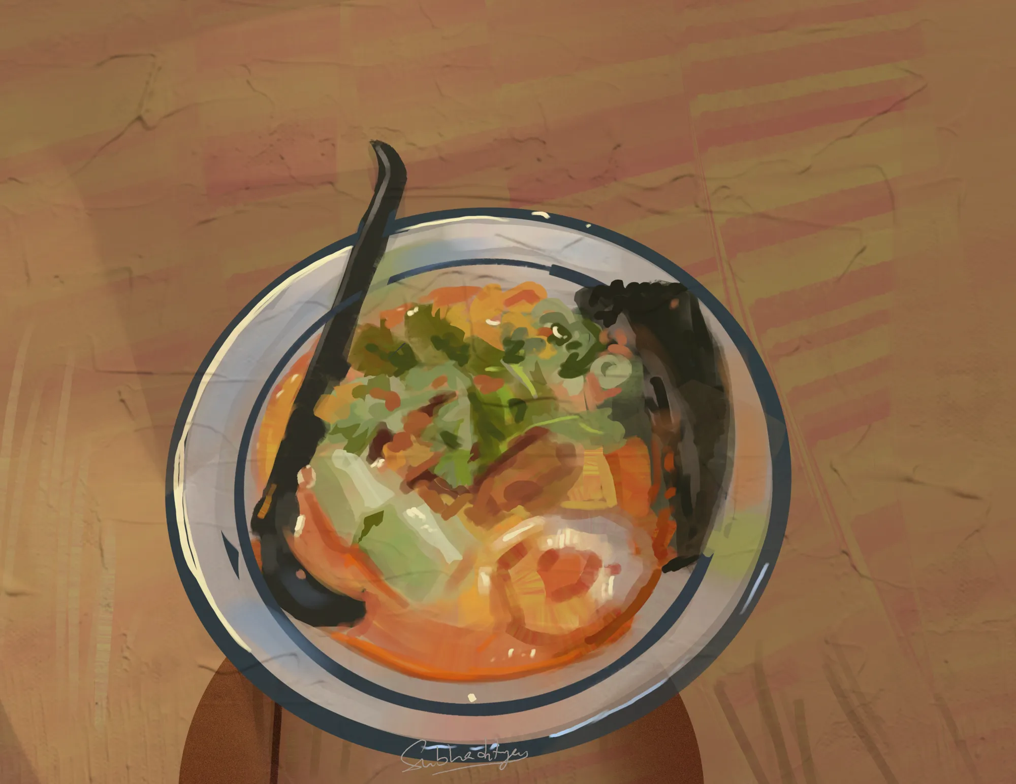 Really good ramen from Takumi ramen amsterdam