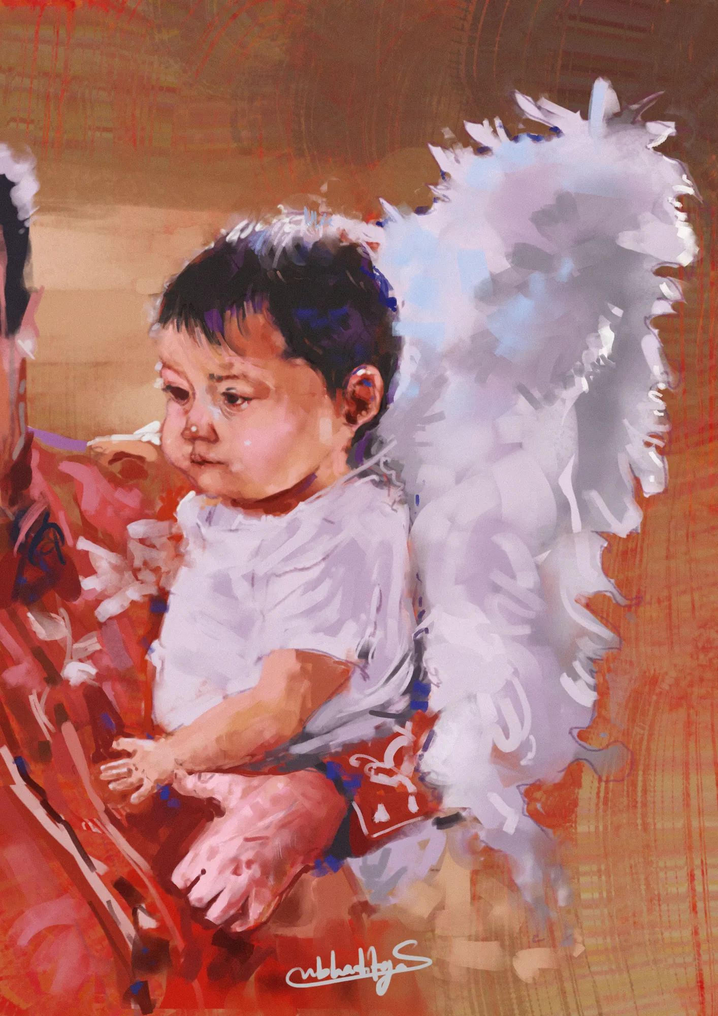 Modern family fan art (lily as a baby)