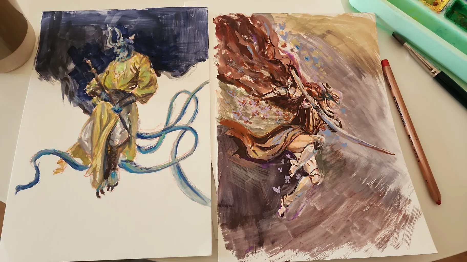 Black Myth Wukong and Elden ring fan art